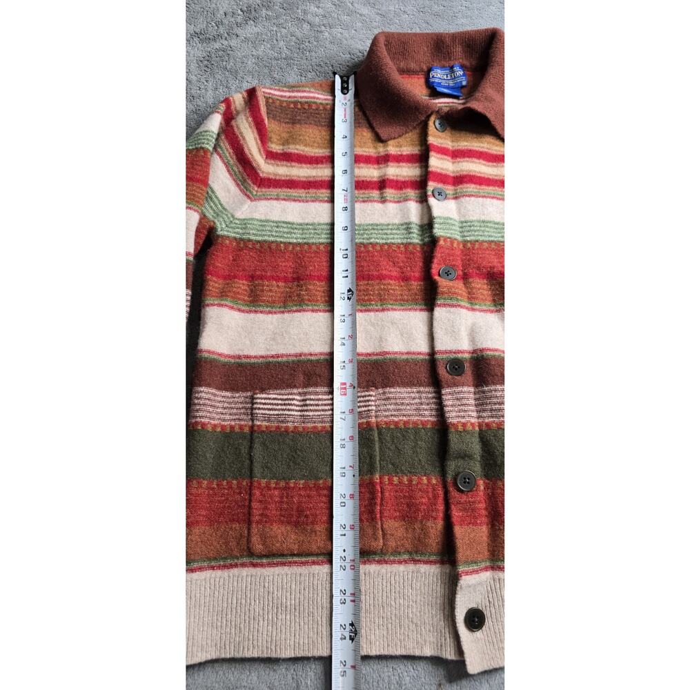 Pendleton Womens XL 100% Lambswool Southwestern Aztec Cardigan Sweater‎ - Picture 6 of 16